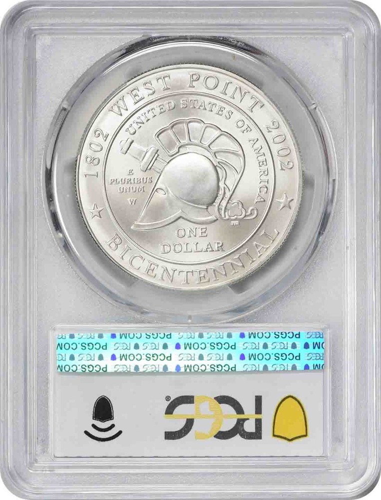 2002-W West Point Commemorative Silver Dollar MS69 PCGS