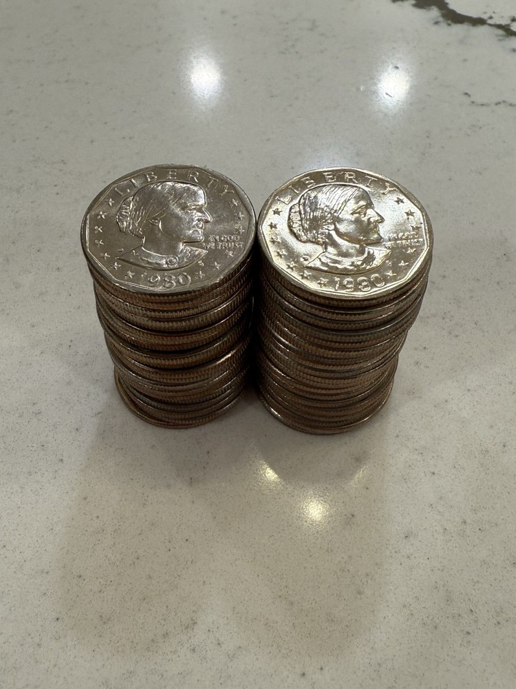 1980 D Susan B Anthony Dollar Roll (40 Coins)