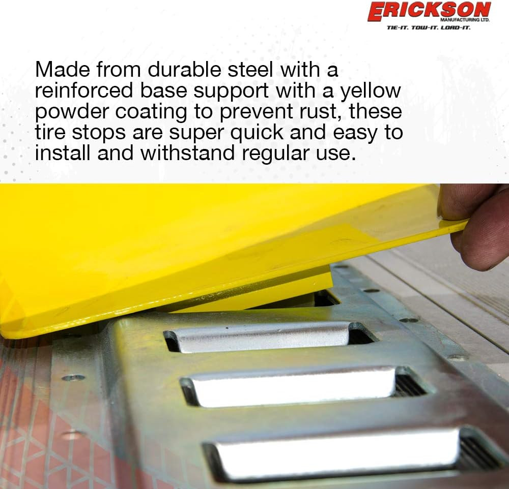 E-Track Moveable Wheel Chock,1 Pk