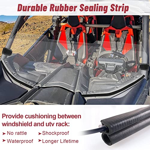 Maverick X3 Half Windshield - Scratch Proof X3 Windshield Compatible with Can