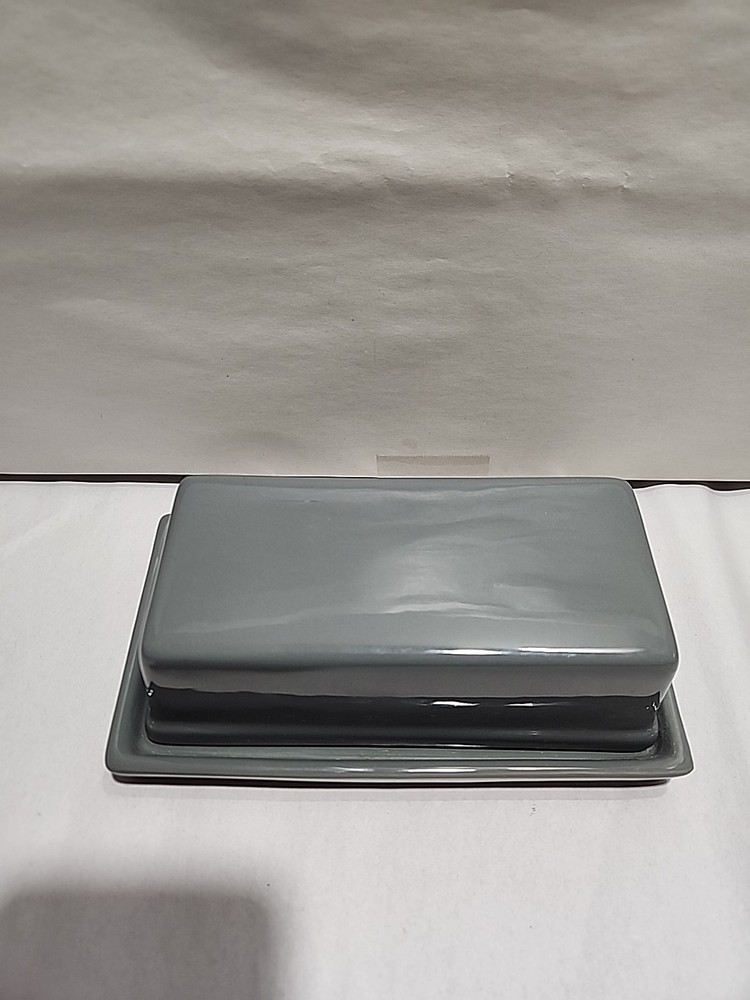 Mainstays Grey Butter Dish