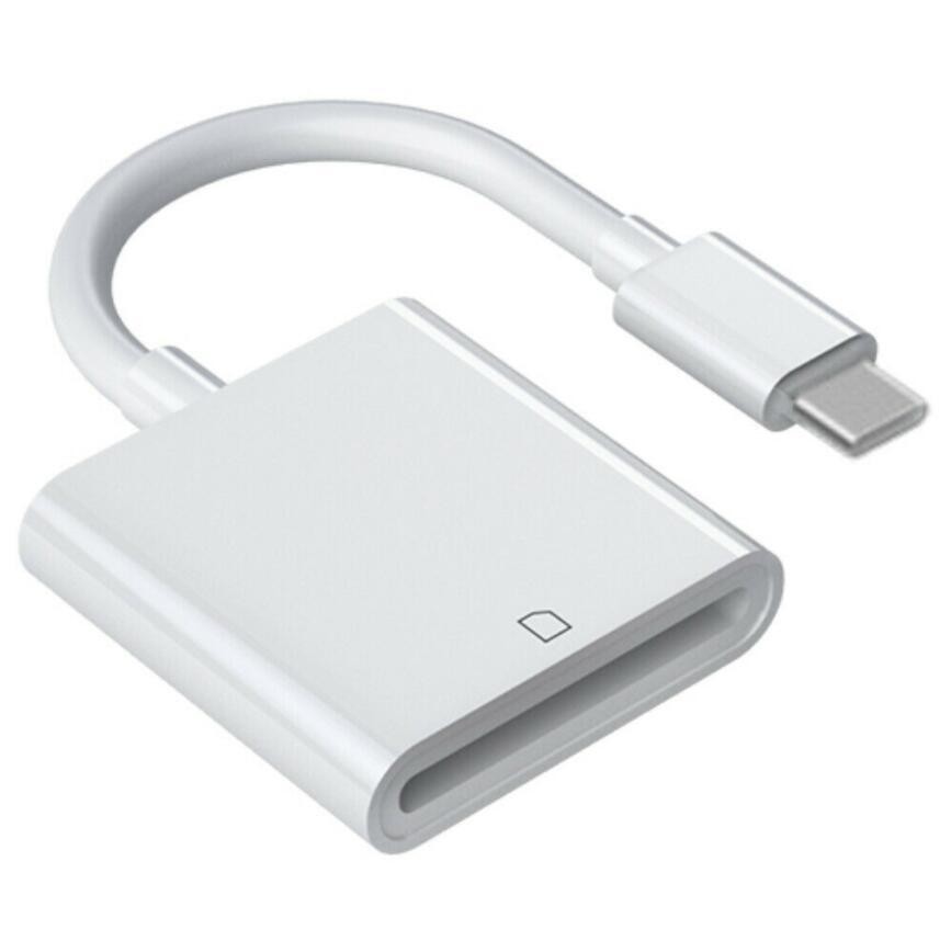 USB Type C to USB-C OTG Adapter SD Card Reader For Android MacBook Windows New