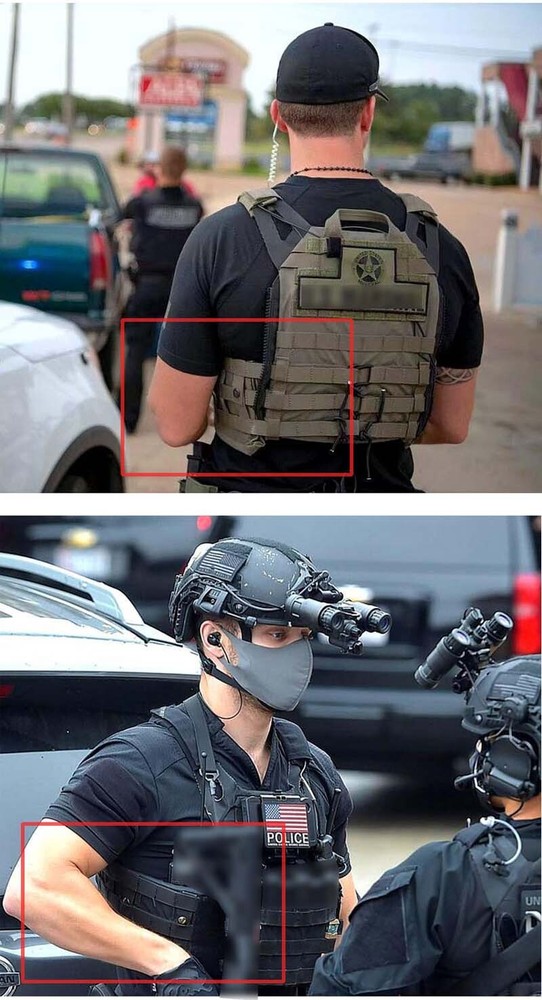 Tactical JPC Long Side Armor 048 Waist Support Protective Pads