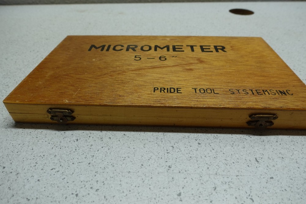 Pride Tool Systems 5-6" Micrometer in Box LIGHT GREEN