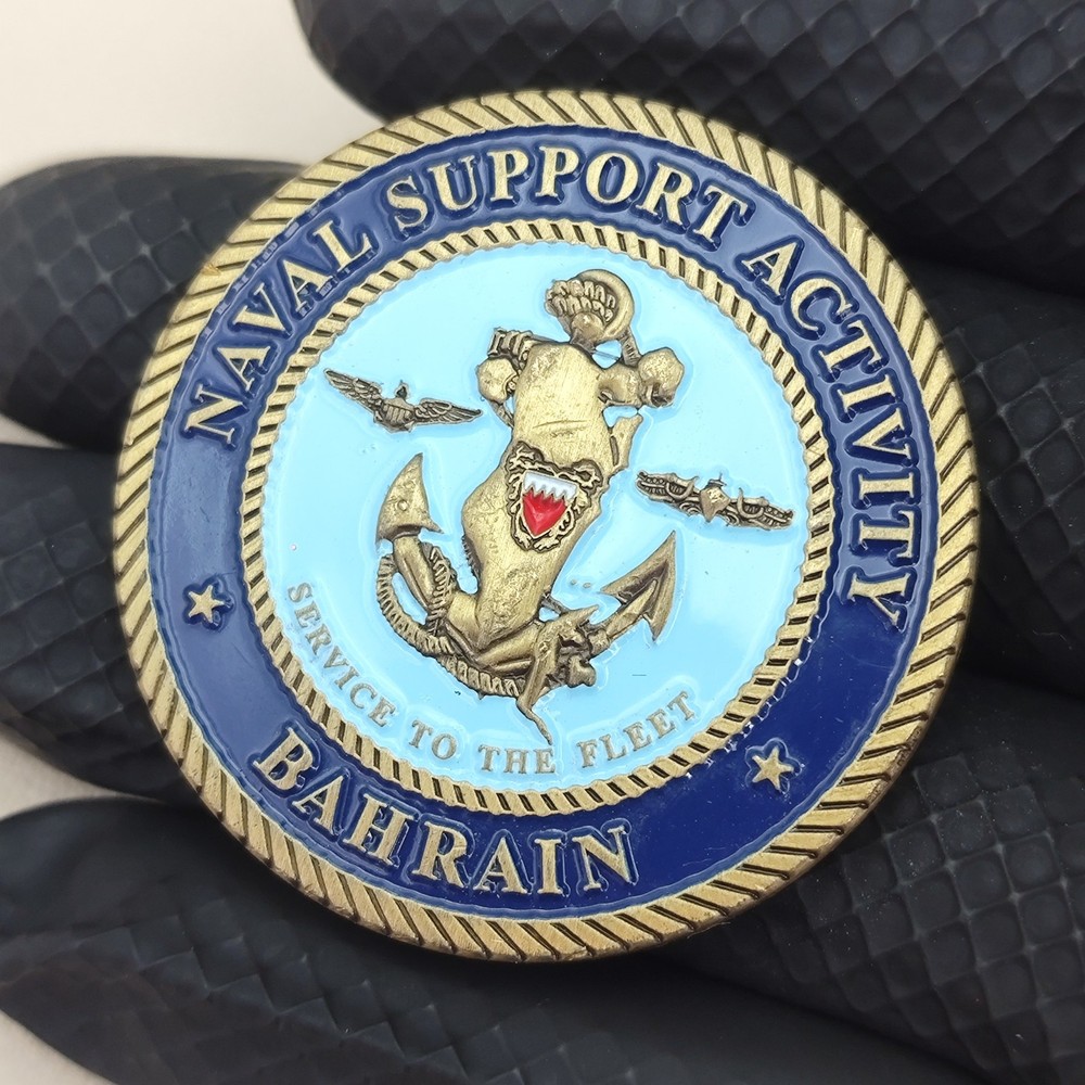 US Naval Support Activity Bahrain Challenge Coin