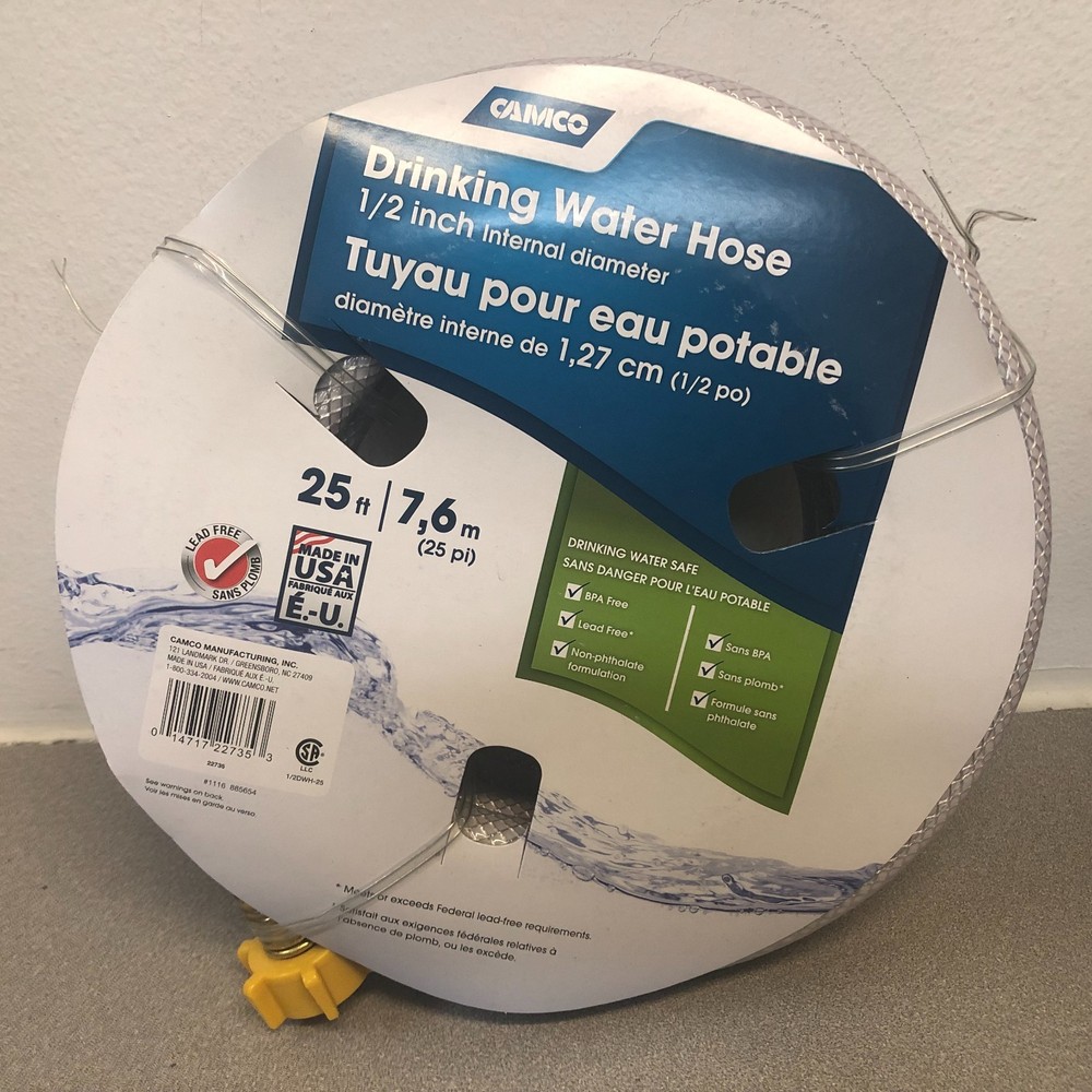 Camco 22735 Fresh Water Hose 25 ft