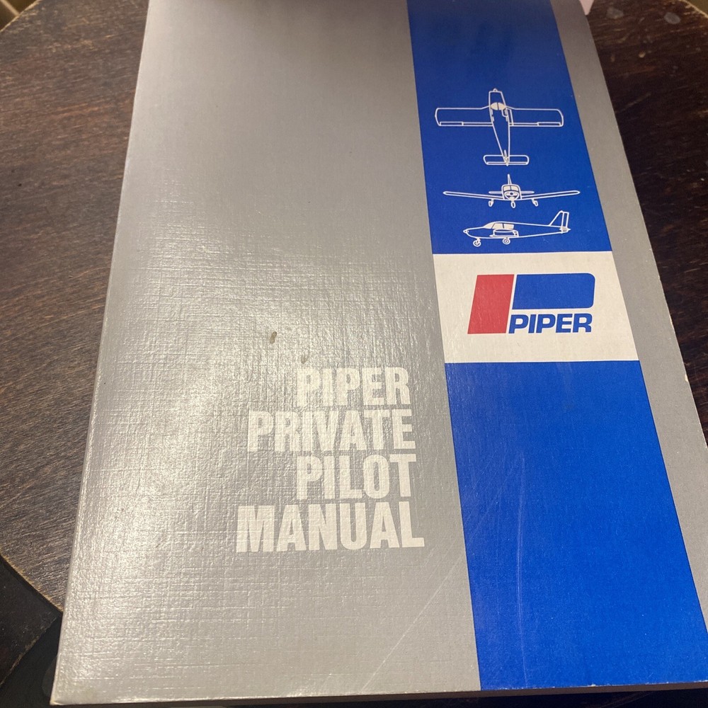PIPER PRIVATE PILOT MANUAL, 1970s, rare