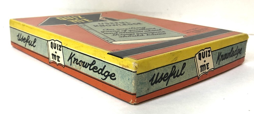 1940 Milton Bradley Quiz Me Game