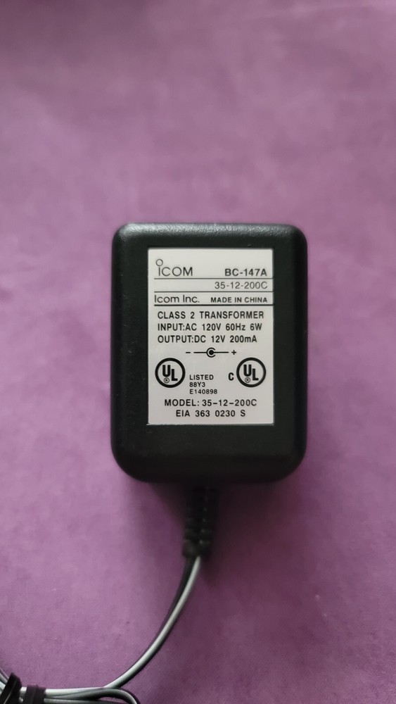 (11) ICOM BC-147A AC ADAPTER *TESTED*