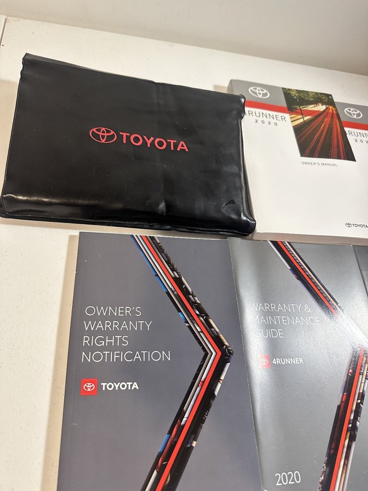 2020 Toyota 4Runner Owner's Manual Set