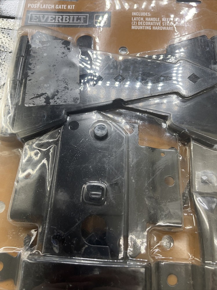 Everbilt Black Finish Post Latch Kit NEW!