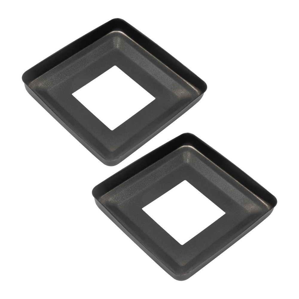 Cable Railing Post 36"x2"x2" Deck Railing Horizontal Drilling Angle Black