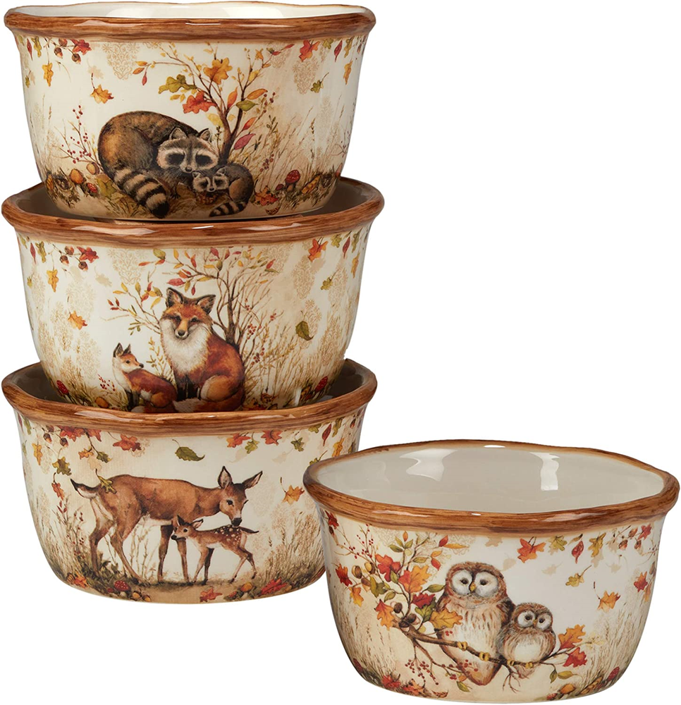 Certified International Pine Forest 16 pc Dinnerware Set Service for 4
