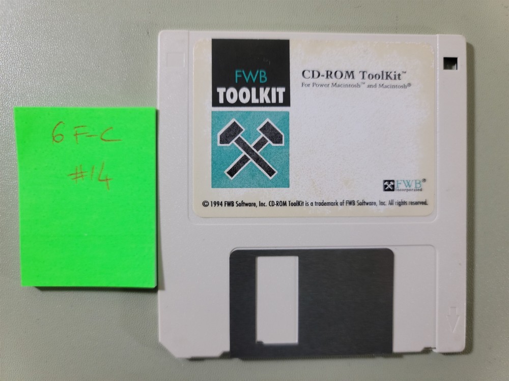 FWB CD-ROM Toolkit for Power Macintosh and Macintosh Install Disk