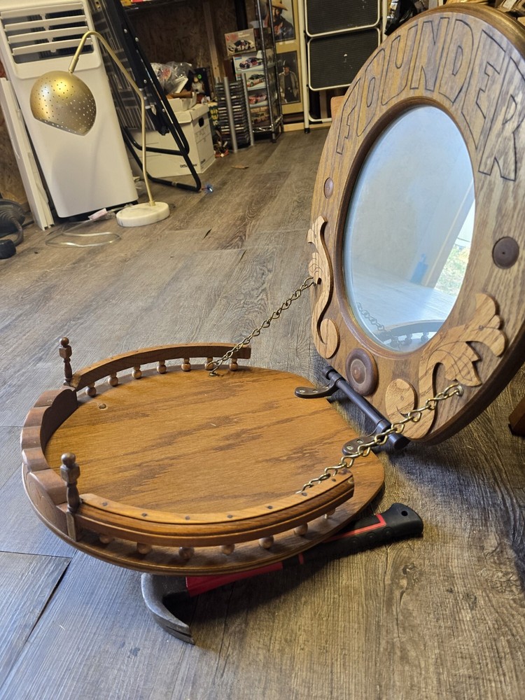 Rustic Cabin Mirror Shelf