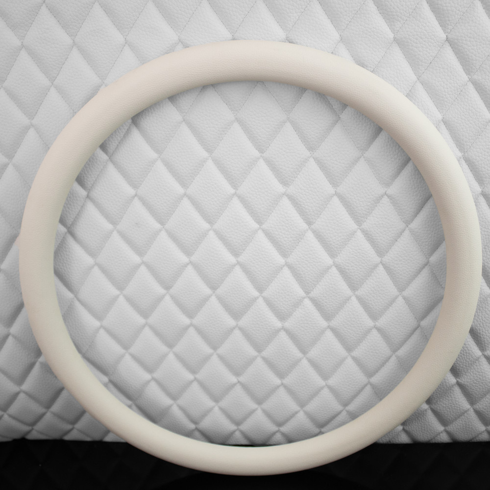 18" White Vinyl Half Wrap for Forever Sharp Half Wrap Steering Wheels