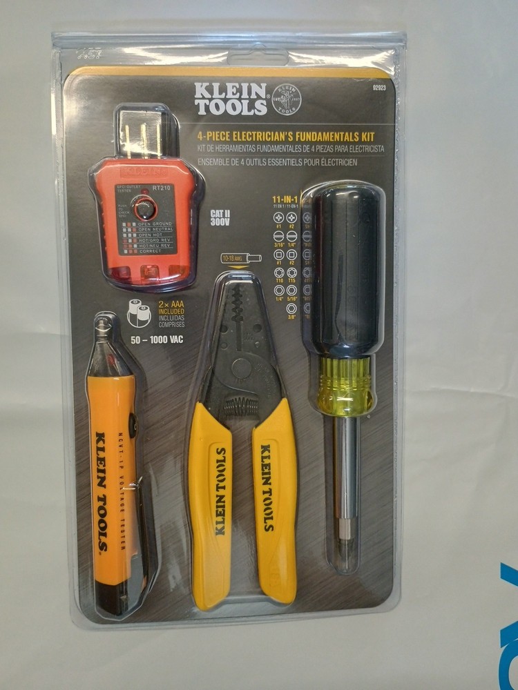 Klein 4 PC Electrician Fundamentals Kit 92923