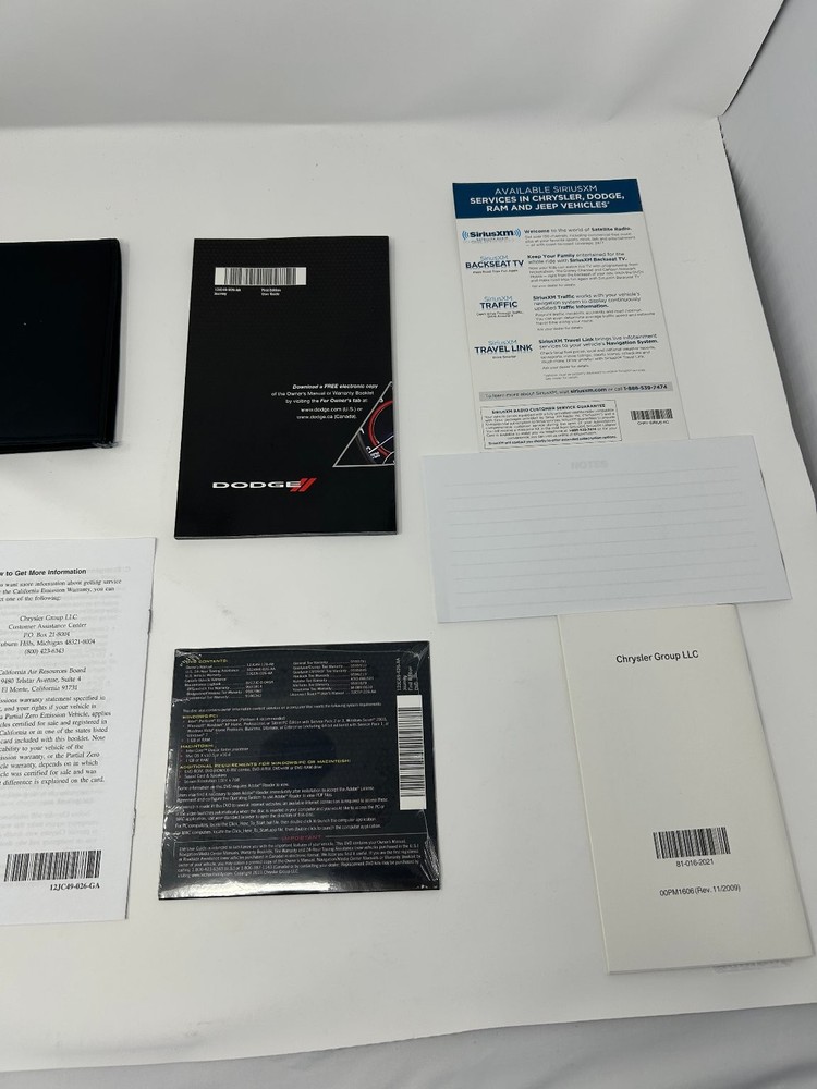 2012 Dodge Journey Owner's Manual Set