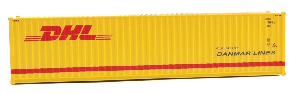 Walthers 40' Hi-Cube Corrugated-Side Container - DHL HO Scale