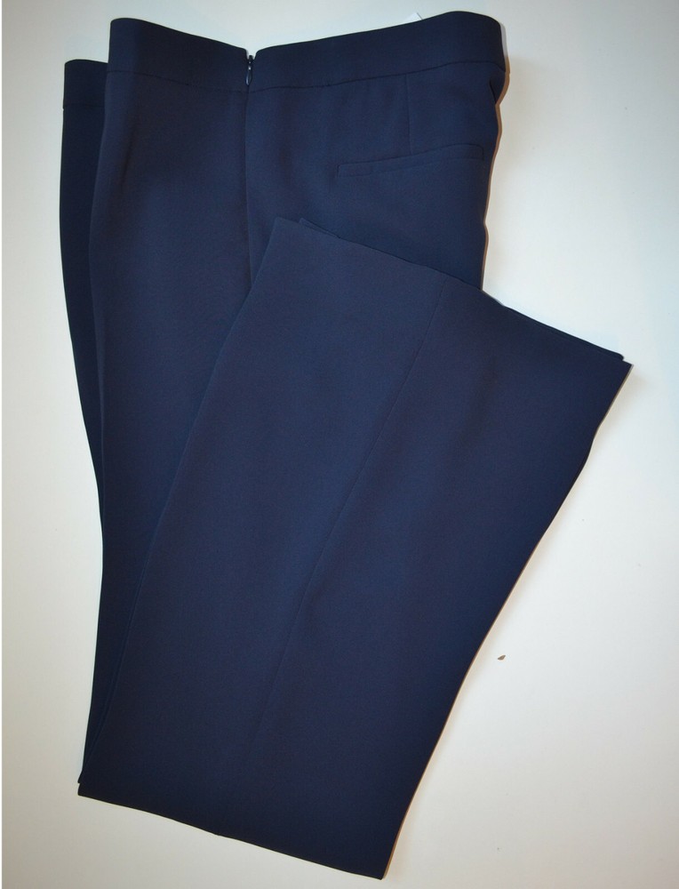 NWT $295 Theory Clean Flare Pants in Spring Navy Size 8