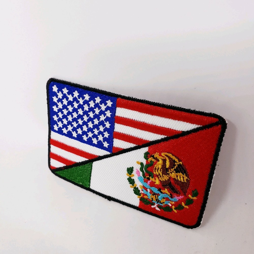 LOWRIDER CHICANO MEXICANO FLAG BIKER PATCH