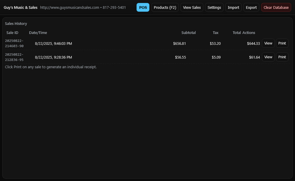 Universal POS Software System Runs on Any Operating System Inventory Management
