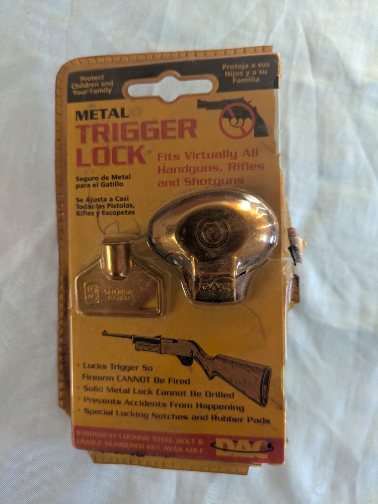 2 Piece Cable Gun Lock Trigger Guard Lot