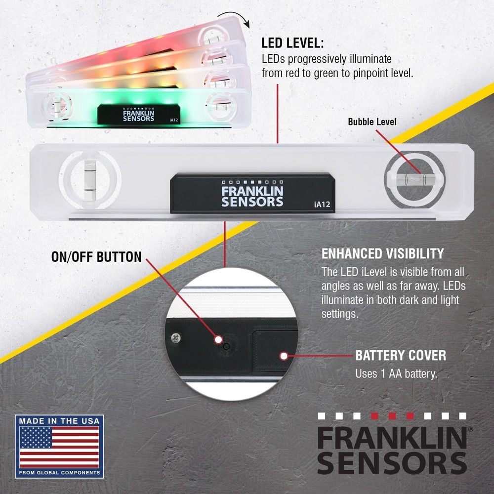High Visibility Magnetic Level with LED Display