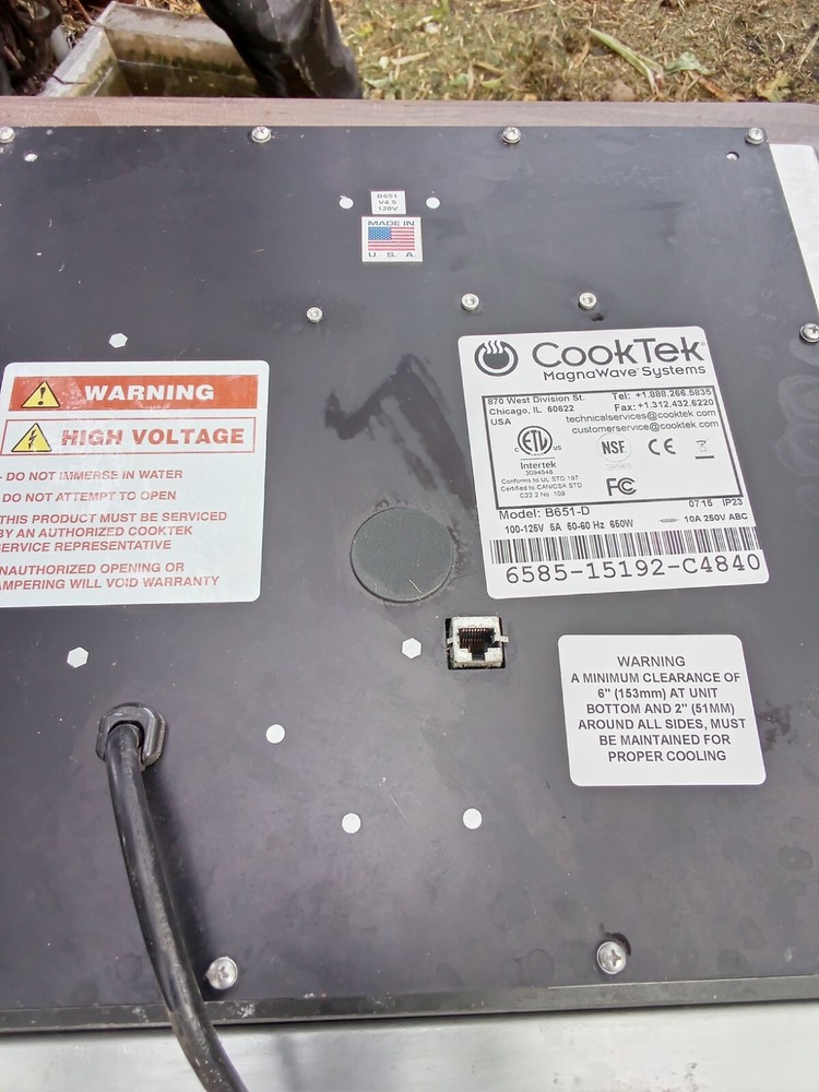 cooktek magna wave duel model 651-d