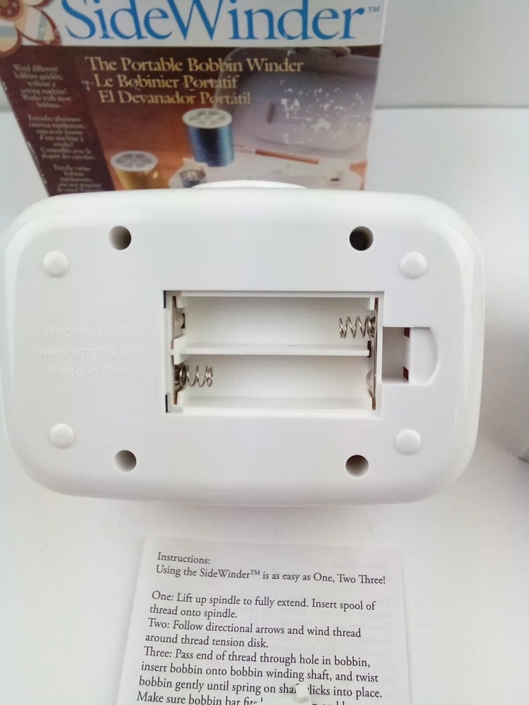 Simplicity Side Winder Portable Sewing Thread Bobbin Winder w/AC Adapter