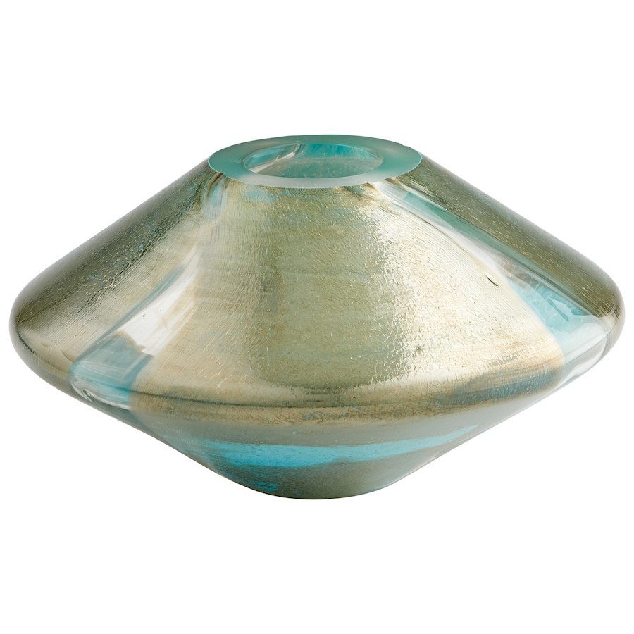 Cyan Design Small Stargate Vase, Green - 7834