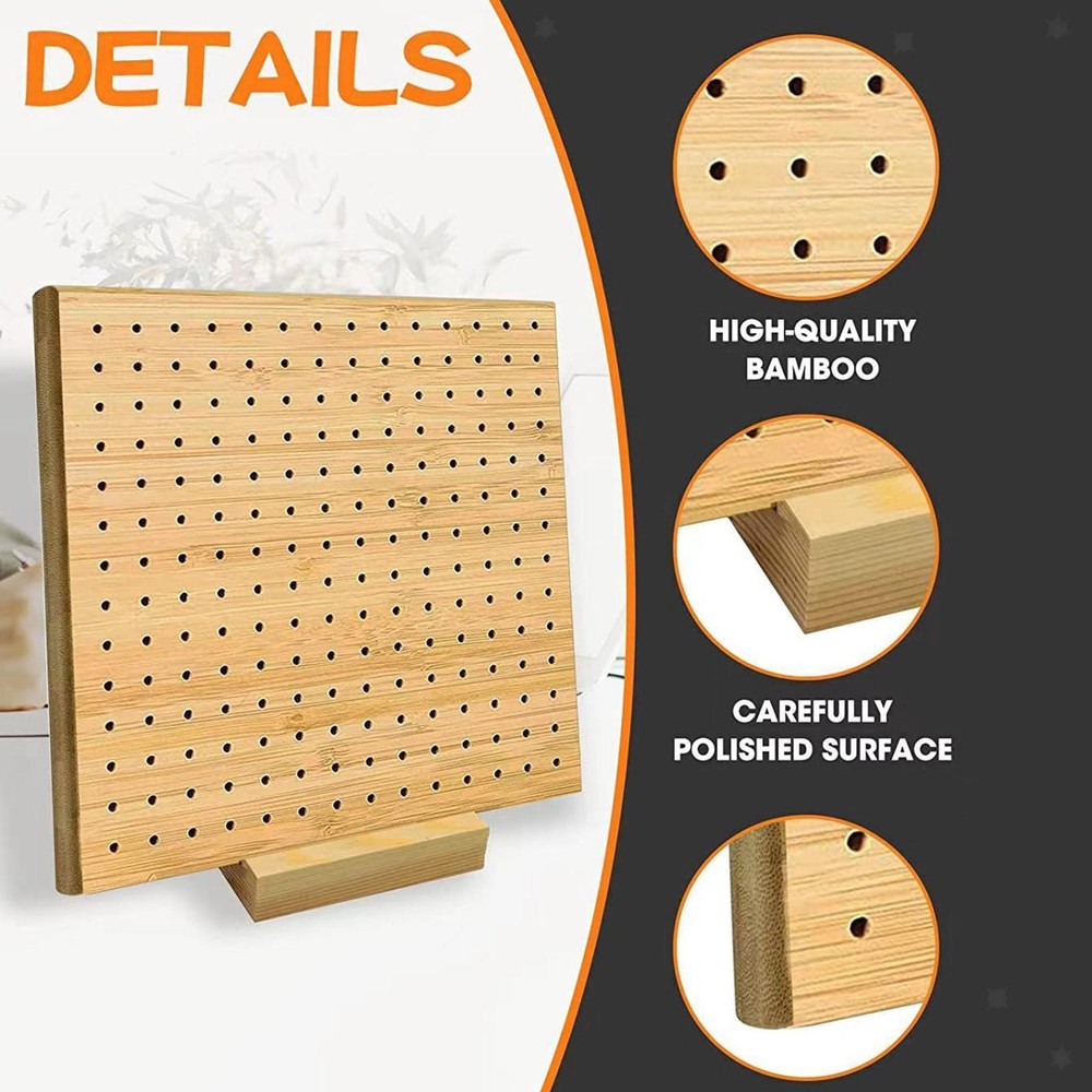 Crochet Blocking Board with Pegs Pegboard for Blocking Crochet for Beginners