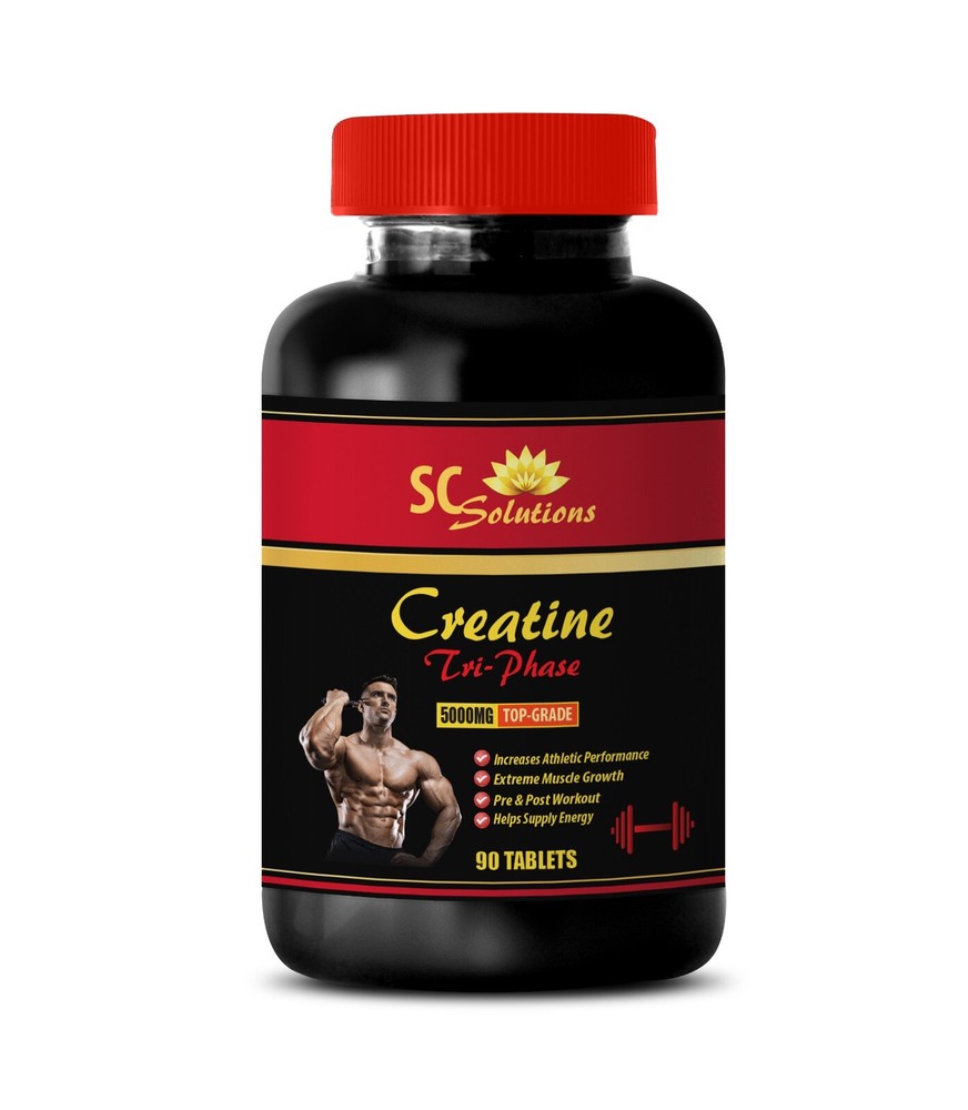 creatine capsules - CREATINE TRI-PHASE - pre workout 1 Bot 90 Tablets