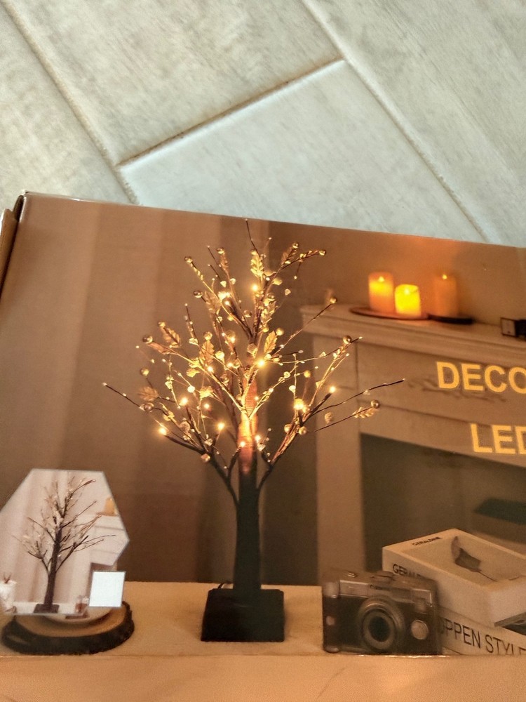 Decorative LED Lighted Table Top Christmas Theme Tree