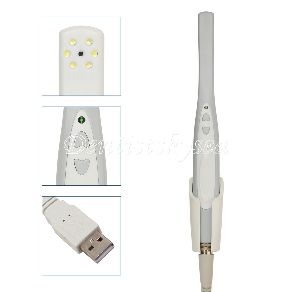 Dental Intra Oral 3D Scanner with Software Real Color Imaging Scanner HD Camera