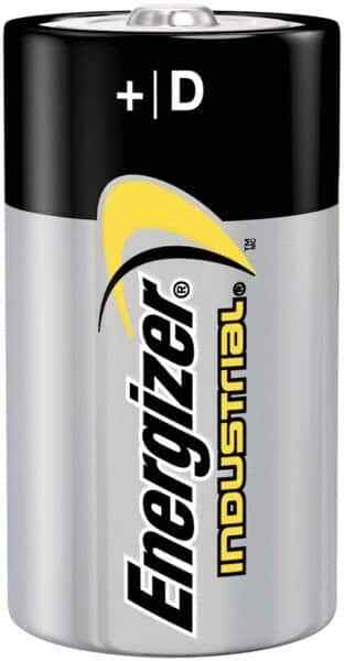 Energizer. Size D, Alkaline, 72 Pack, Standard Battery 1.5 Volts, Flat Termin...
