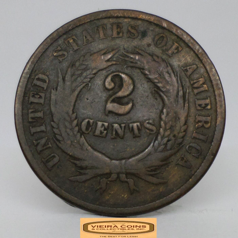 1864 Two-Cent Piece, 2 Cents Piece - #C39689NQ