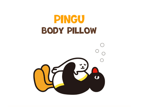 Pingu Body Pillow 88cm/EXPRESS