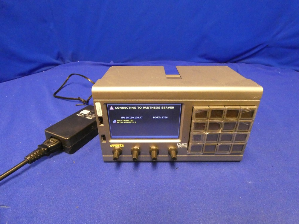 Evertz Quartz CP-2116E-H System Control Panel w/1 Power Supply