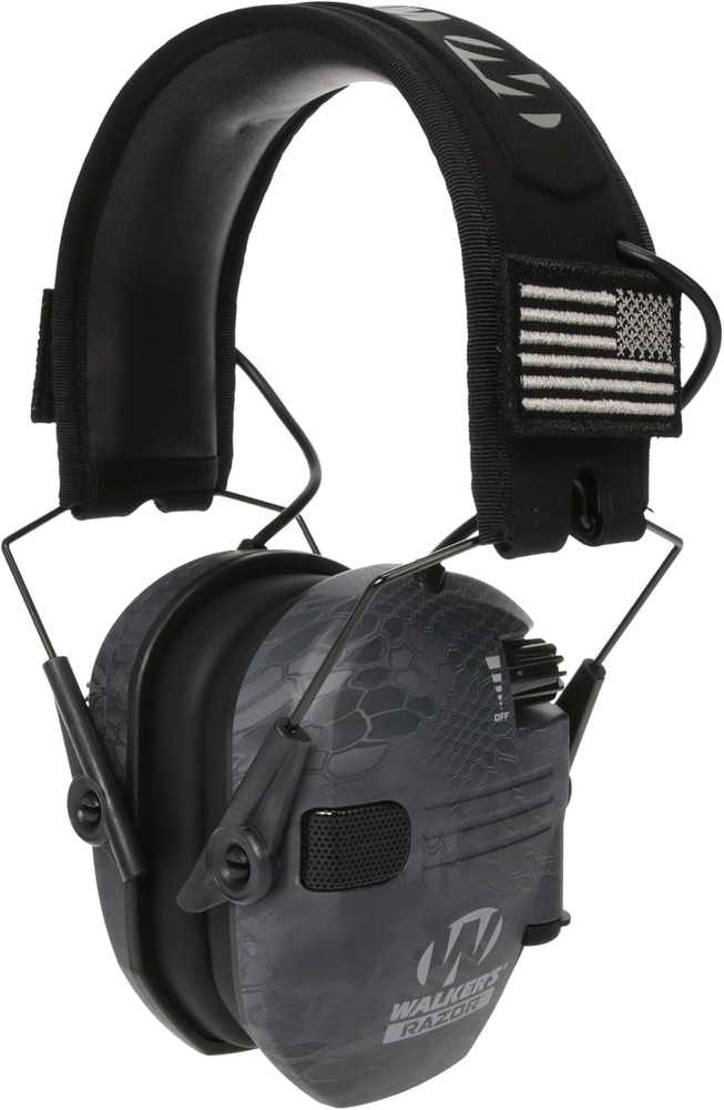 Walker'S Razor Patriot Electronic Muff - Kryptek