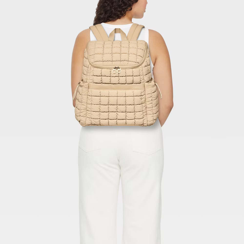 Puffer Backpack - Universal Thread Tan