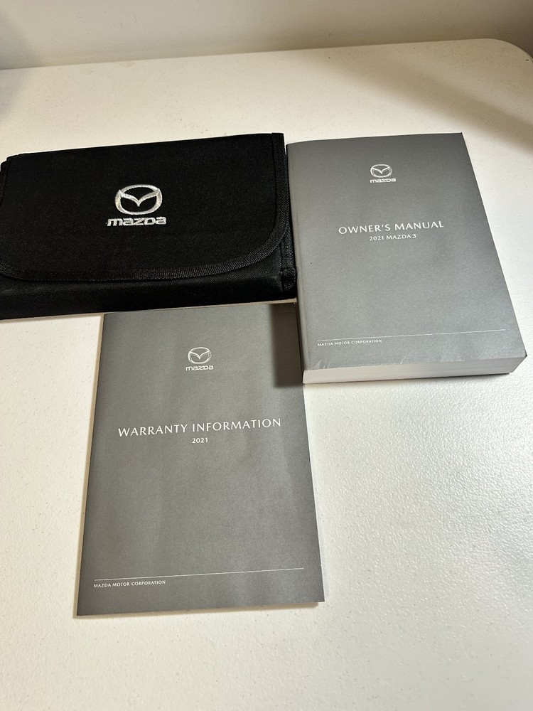 2021 Mazda 3 Owner's Manual Set
