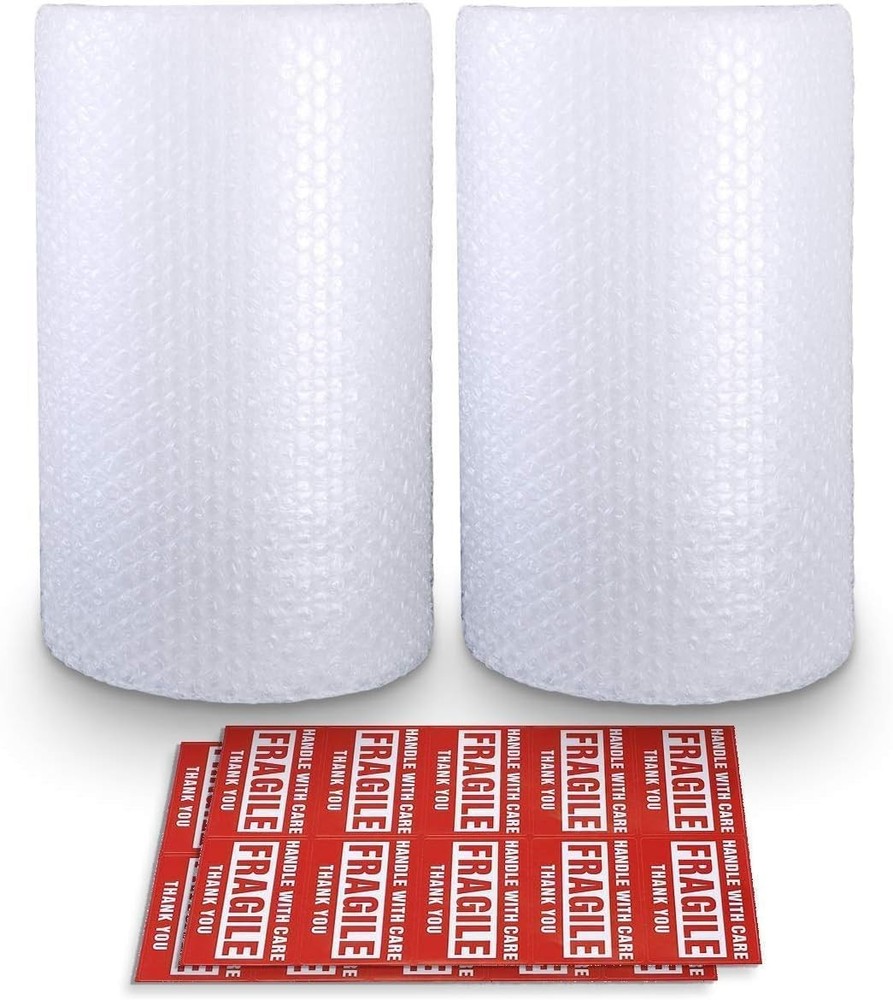 Bubble Cushioning Wrap Rolls Perforated 12" Packaging