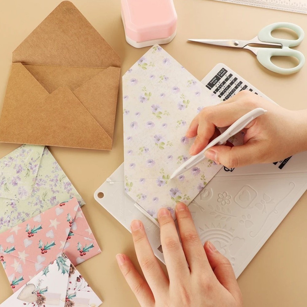 2-Paper Scoring Board Multi Purpose Creasing Board For Book Cover Envelope