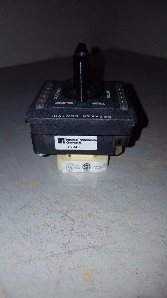 Instrument Transformers Breaker Control w/ NO BRACKETS, L2R48