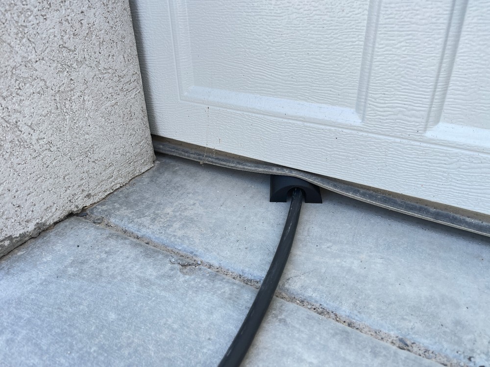 2 Pack - EV Charging Cable Cover Garage Door Pass Through - 3D Printed