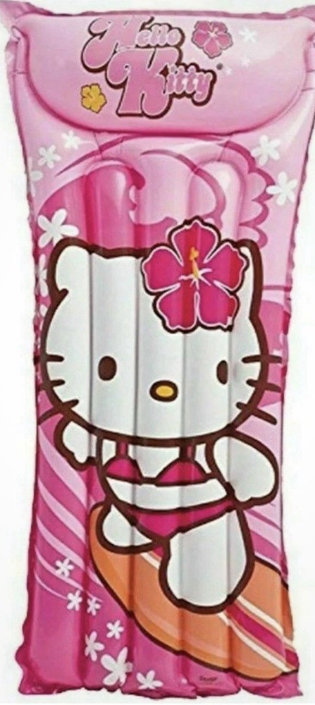 Intex Hello Kitty Inflatable Swim Float Mat 3+ 46" x 23" FLOAT NEW NO RETAIL BOX