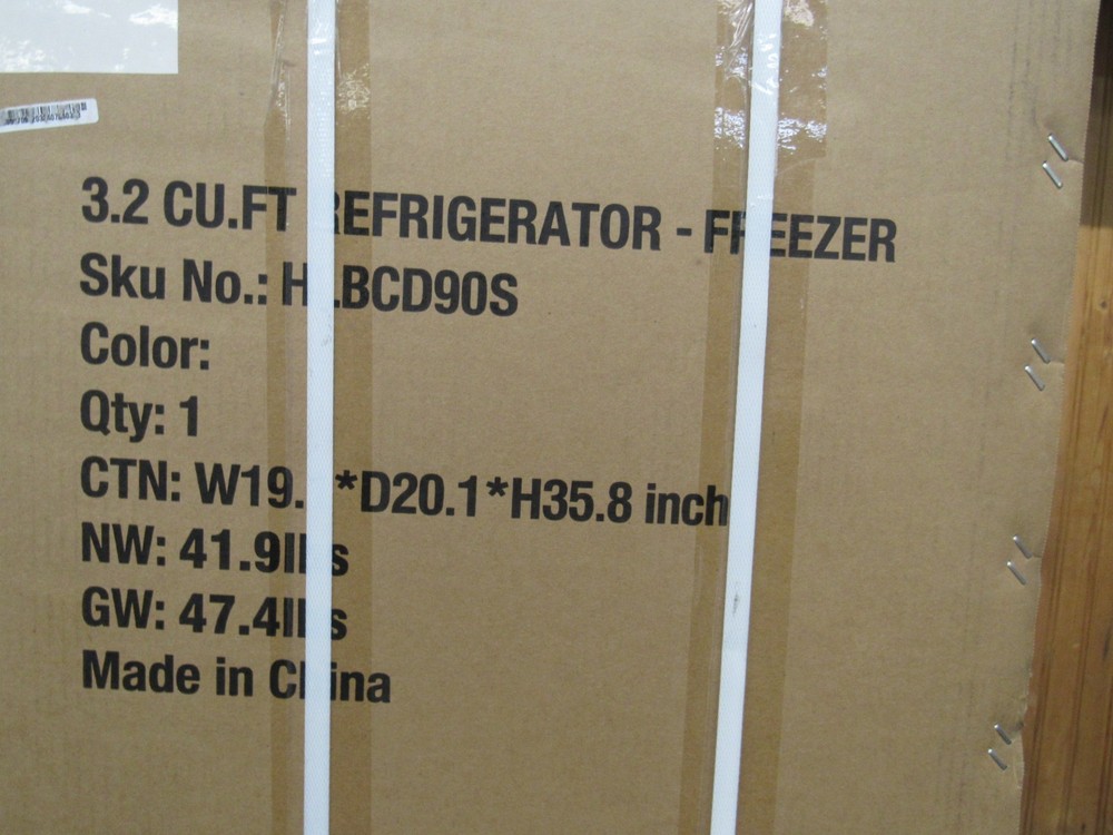 HAILANG 3.2 Cu.Ft Compact Refrigerator (Model A072-HLBCD90S)