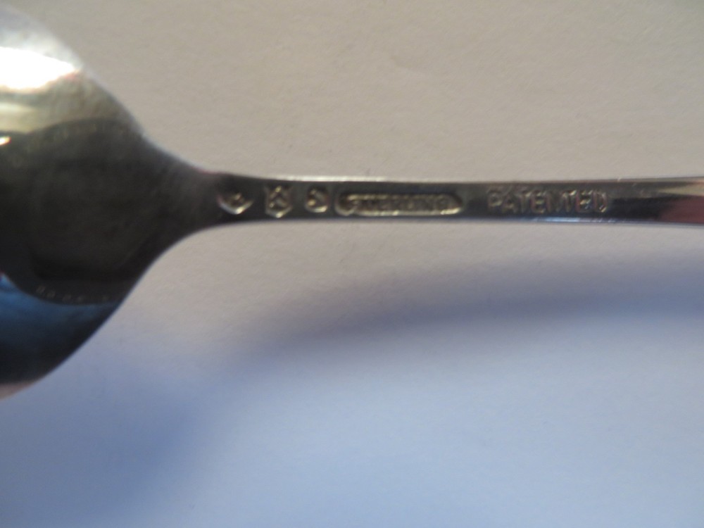 Robbins Bear Handle 5 5/8" Sterling Silver Souvenir Spoon