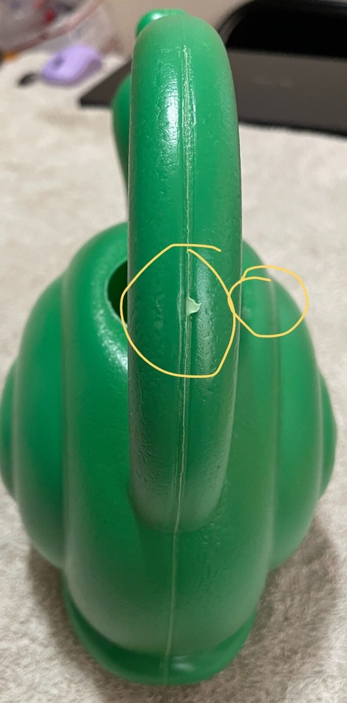 Green Plastic Snail Watering Can